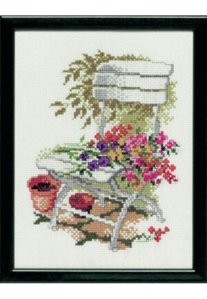 Kit Point De Croix Maia – Coquelicots Tuscan Horizon – Commencé – 10%