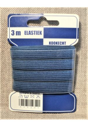 Elastique souple et plat, Bleu ciel 10mm, emballé par 3 mètres, pour lingerie, masques, bande bretelles robes etc