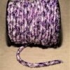 Elastique 5mm mauve violet blanc, élastique cordon rond, élastique décoratif