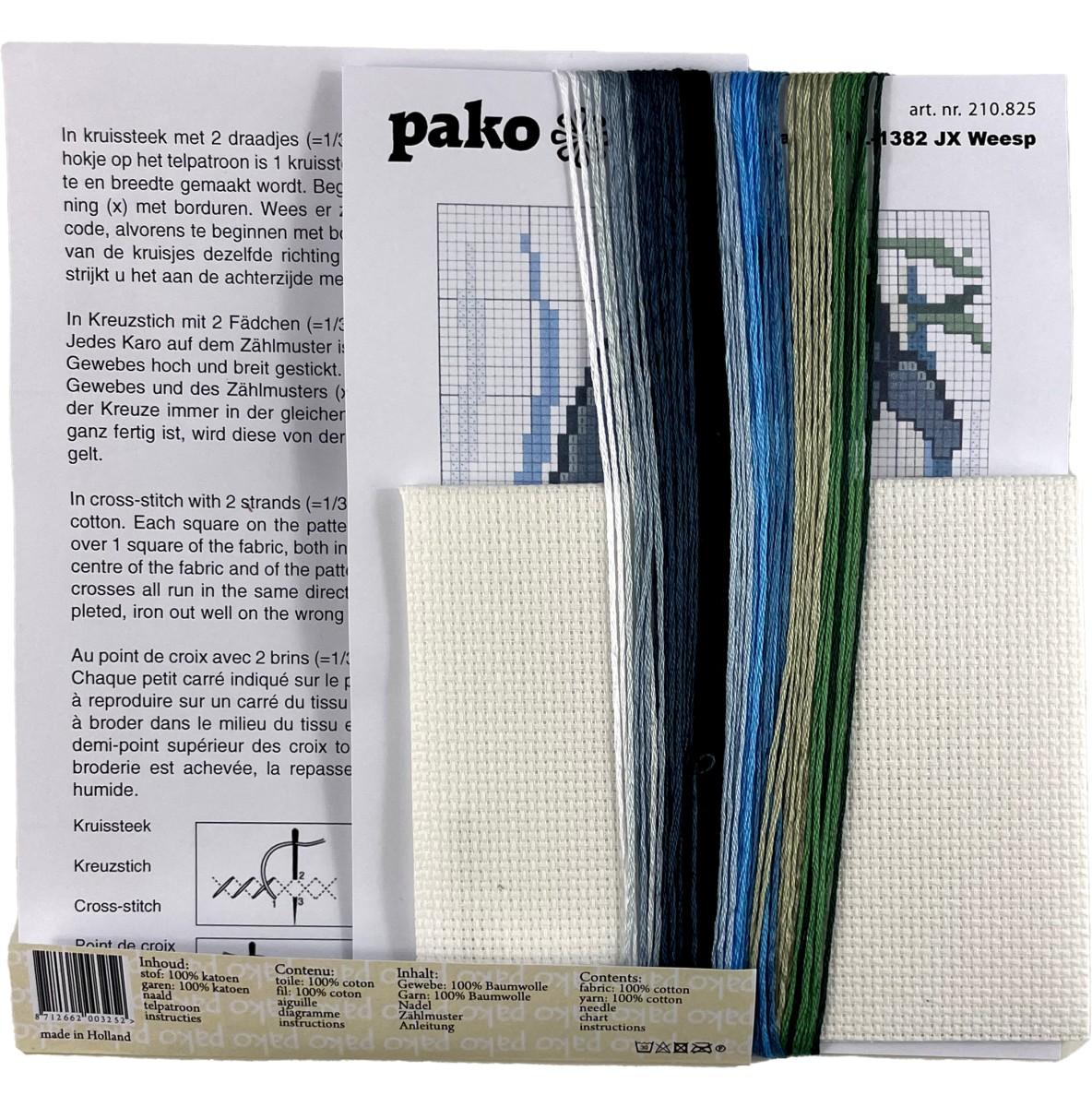 Kit au point de croix 13x17cm "Le dauphin" Aida au point compté – Image 2