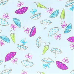 Tissu parapluie bleu 7,90€ le mètre, vendu au mètre