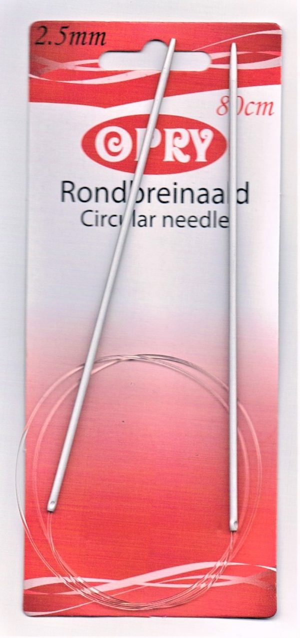 Aiguille circulaire nr.2.5, 80cm aiguille à tricoter circulaire