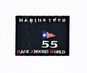 Ecusson Thermocollant Marinetech 7.0 x 5.0cm Race around world