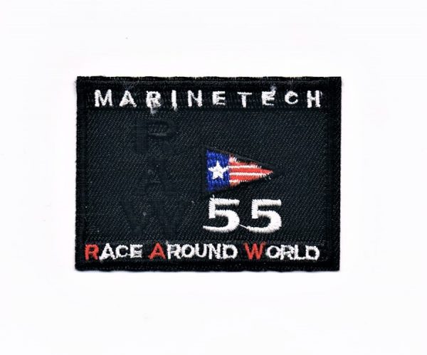 Ecusson Thermocollant Marinetech 7.0 x 5.0cm Race around world