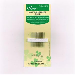 Aiguilles pour Quilting courtes et fines nr 10
