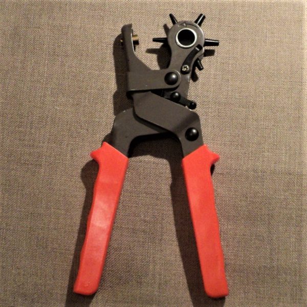 Pince emporte-pièce revolver, 6 trous de 2.0-4.5mm, rouge