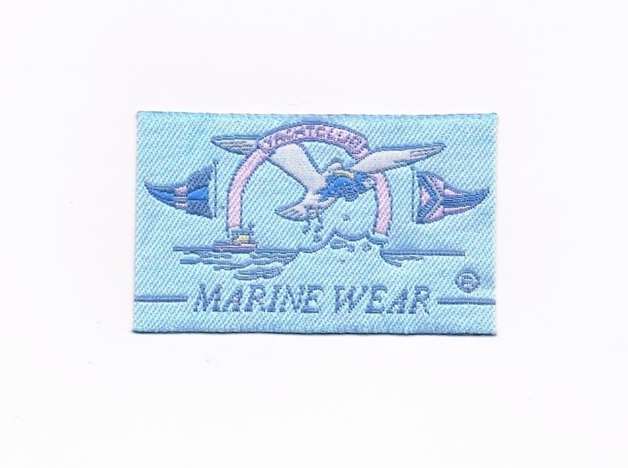 Ecusson à coudre vêtements marins (marine wear) 6.5x4.0cm