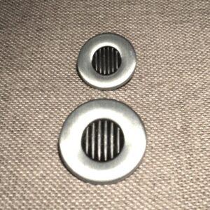 Bouton métal argenté ancien 20mm/25mm pour blazer contemporain