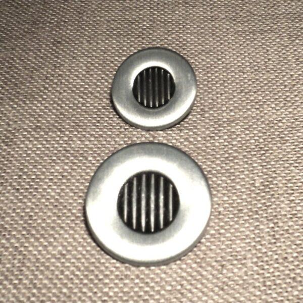 Bouton métal argenté ancien 20mm/25mm pour blazer contemporain
