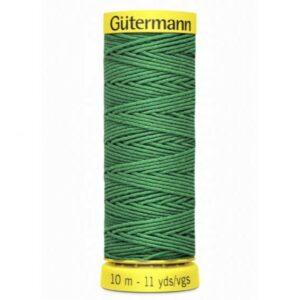 Fil élastique vert lastex Gütermann 10m (bobine) pour les fronces et smocks