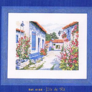 L'Ile de Ré 30x35cm Aida 5.5 Kit au point de croix Marie Coeur 4166 point compté