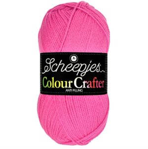 Colour Crafter Rose Bonbon 5x100g, fil à tricoter, fil à crocheter Scheepjes
