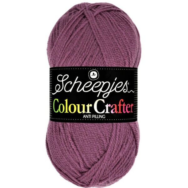 Colour Crafter Prune 5x100g, fil à tricoter, fil à crocheter Scheepjes