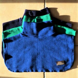 Faux Col marine, vert pomme, bleu roi femme/homme, chaud plastron tricoté détachable