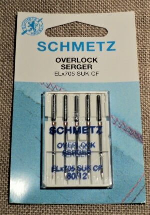Schmetz Aiguilles OVERLOCK SERGER nr.80 universal pour la surjeteuse ELx705 SUK CF