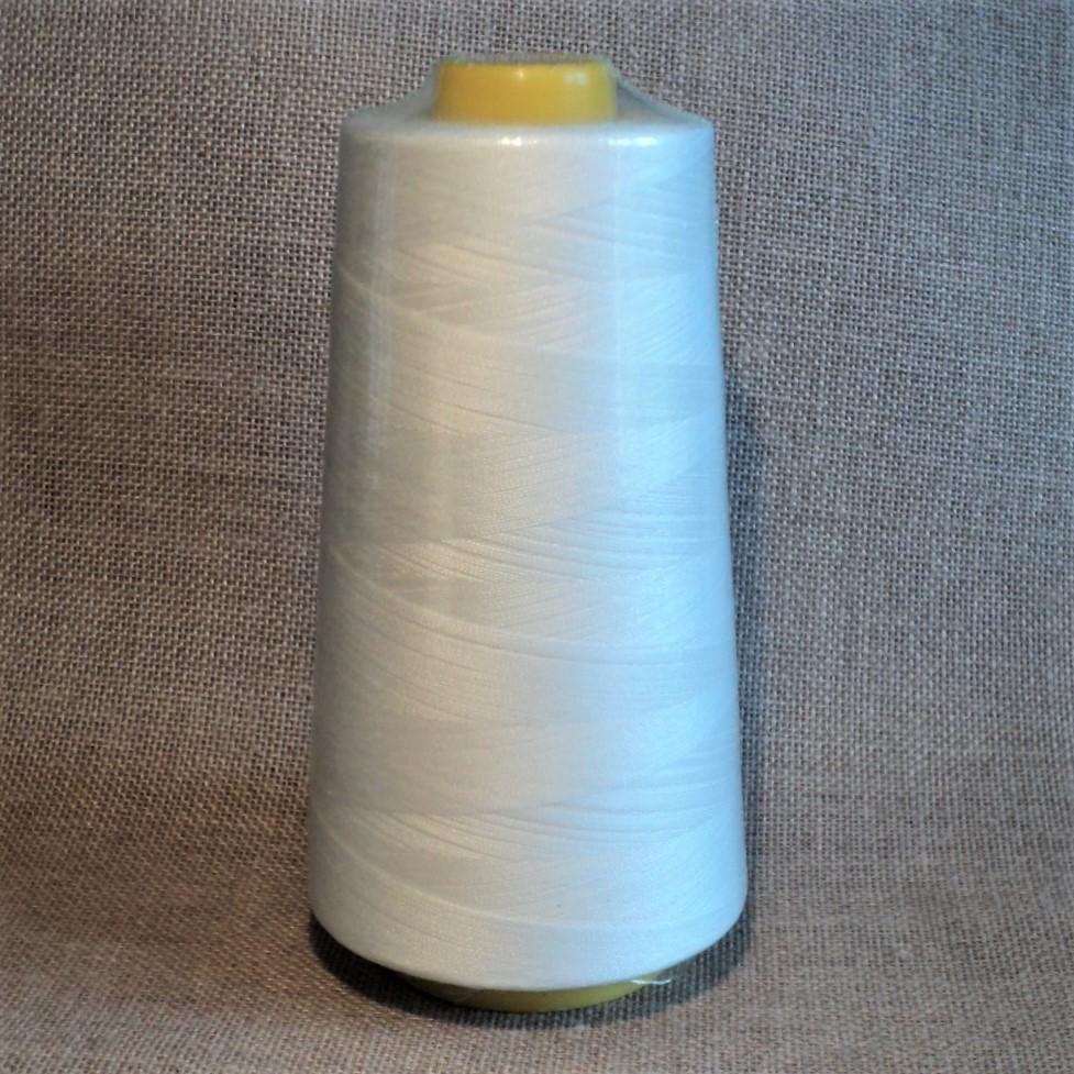 Fil à surjeter Cône 3000 Yards IVOIRE BLANC CASSÉ polyester tous tissus fil pour la surjeteuse