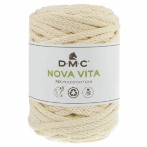 Nova Vita DMC écru 250g fil à tricoter, fil à crocheter et fil à macramé