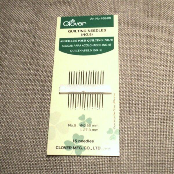 Aiguilles pour Quilting et tailleur courtes et fines n° 9 Clover – Image 2