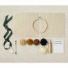 DMC Punch needle kit girafe, kit aiguille punch à broder débutant PN010K contenu