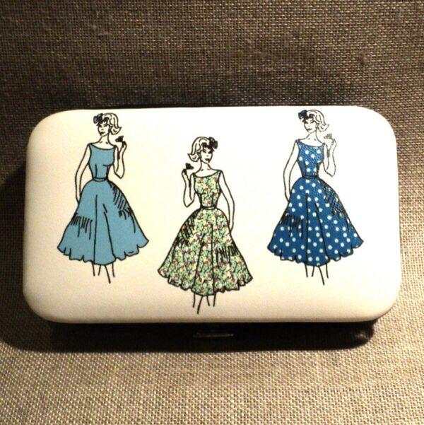 Trousse couture voyage bleu, nécessaire à couture pour le voyage, kit couture compact – Image 2