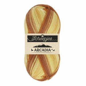 Laine Arcadia SCHEEPJES 903 Savannah 75% laine vierge fil à chaussettes, pulls, écharpes et bonnets