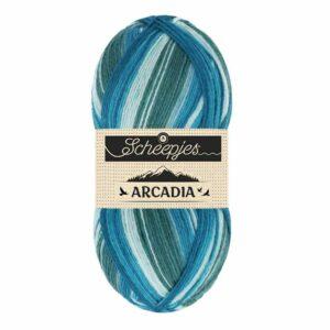 Laine Arcadia SCHEEPJES 906 Oasis 75% laine vierge fil à chaussettes, pulls, écharpes et bonnets