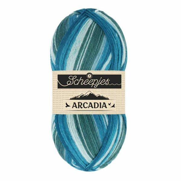 Laine Arcadia SCHEEPJES 906 Oasis 75% laine vierge fil à chaussettes, pulls, écharpes et bonnets