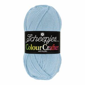 Colour Crafter Bleu clair 100g, fil à tricoter, fil à crocheter Scheepjes Colour Crafter 1019 Texel