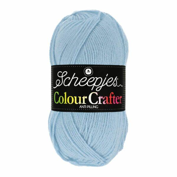 Colour Crafter Bleu clair 100g, fil à tricoter, fil à crocheter Scheepjes Colour Crafter 1019 Texel