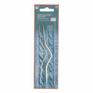 Aiguilles à torsades métal set à 2 pièces 2.5mm- 4.00mm