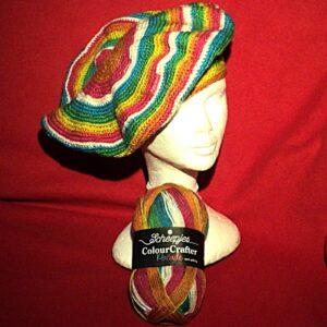 Colour Crafter Parade 100g Classic Rainbow 610 fil à tricoter,crocheter Scheepjes pour vestes, pulls, bonnet exemple