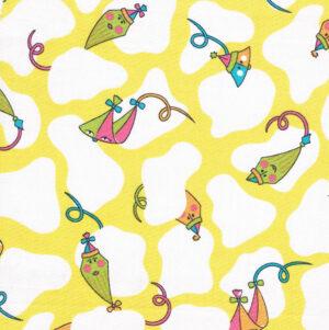 Coupon tissu 3.40 x 1.40m les cerfs-volants 100 % coton Jicker collection