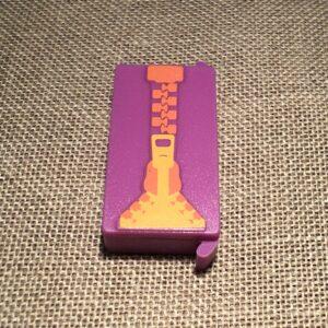 Guide d'ourlet magnétique fermeture éclair fuchsia pour la machine à coudre