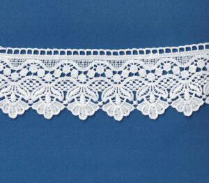 Dentelle Guipure BLANC 60mm ruban dentelle Guipure coton pour la couture