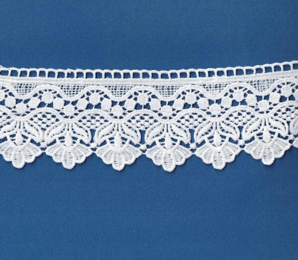 Dentelle Guipure BLANC 60mm ruban dentelle Guipure coton pour la couture