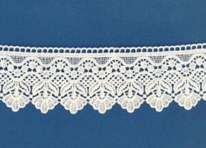 Dentelle Guipure IVOIRE 60mm ruban dentelle Guipure coton pour la couture
