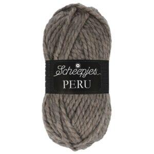 Scheepjes Peru taupe 100 g fil épais à tricoter alpaga acrylique pour vestes, pulls, bonnet, écharpes etc