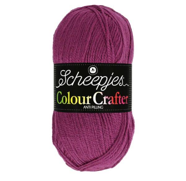 Colour Crafter Prune 100g, fil à tricoter, fil à crocheter Scheepjes Colour Crafter 1828 Zutphen