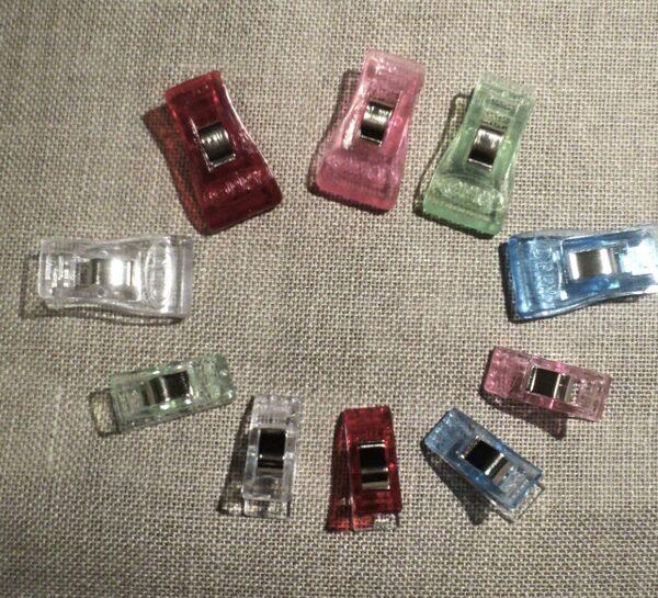 Epingles-pinces-clips-de-couture-wonderclips-10-pcs-multi-couleur-attache-tissu-2-tailles