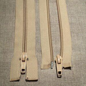 Fermeture spirale séparable 25cm jusqu'à 60cm Beige Chair 25-30-35-40-45-50-55-60cm