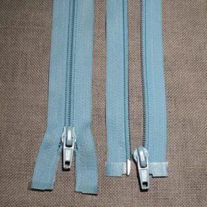 Fermeture spirale séparable 25cm jusqu'à 60cm Turquoise Clair 25-30-35-40-45-50-55-60cm