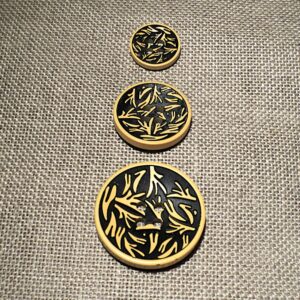 Bouton décoratif noir beige 15mm22mm28mm chemise, veste, gilet, manteau 4-trous