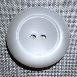 Bouton LARGE manteau off-white 43mm 2-trous pour cardigan épais, veste, cape